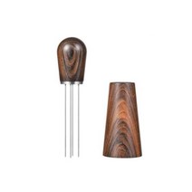스테인레스 스틸 바늘 커피 탬퍼 10 바늘 분배기 나무 손잡이 03mm 에스프레소 교반기 선물 커피 파우더 레벨러 도구, FSiamese Rosewood