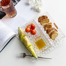 나흐트만 크리스탈 보사노바 과일 안주 접시서빙세트 소 4p, 없음