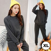 제이피플 기모맨투맨 여성용 트레이닝세트 바지 츄리닝 요가복 조거 밴딩와이드