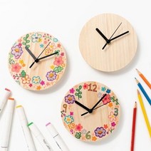 어린이 유치원 초등 벽시계만들기 미술놀이 DIY 키트, 무도안