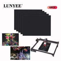 레이저 조각기 각인 가공 철판 용접 우드카빙 커팅 소형 DIY 레이저 조각사 매직 레인보우 컬러 스크래치, 01 10pcs