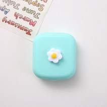 귀여운 소녀 과일 콘택트 렌즈 케이스 박스 미러 여성 미니 스퀘어 러블리 아이 콘택트 렌즈 컨테이너 박스 가방 여행 키트, NO.8