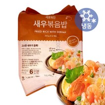 이마트 피코크 새로워진 새우볶음밥 1.26kg(210gx6개입)/냉동 새우 볶음밥 혼밥 간편식 식사대용 전자레인지 4분, 1봉지