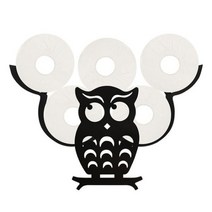 다중 모양 화장지 홀더 금속 벽 마운트 브래킷 종이 롤 스토리지 랙 선반 주최자 시리즈 주방 욕실, 올빼미