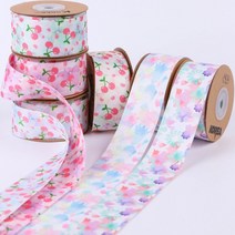 에일린리본 케이티 원단리본 리본공예diy 포장리본 꽃집리본 포장끈, 4cm, 1마 90cm, 02블루