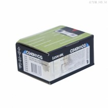 렉스마크 C544N 정품토너 파랑 2000매(C540H1CG), 1개