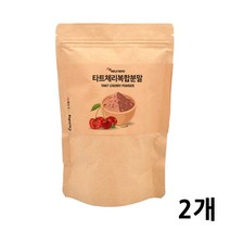 에너데이 타트체리 분말 가루 타르트 체리 농축액 쥬스 파우더 말린 건조 레드비트 풋사과 복합분말 먹는법 효능, 2개, 120g