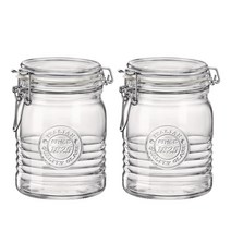 보르미올리 오피시나 1825 밀폐 유리저장병, 2개, 750ml