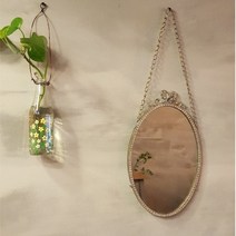 리오 엔틱벽걸이거울 유럽풍 쉐비갈란드, 골드