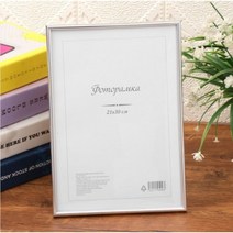 아트픽처 허가증 상장 액자 ( A4) 사진 그림 수료증 신고증 인허가증 임명장 졸업장 포토액자 전면 투명아크릴 깨지지않는 탁상 벽걸이 겸용, 47650) 실버
