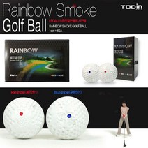 투딘 레인보우 발연 시구 2볼 골프공, 옵션선택
