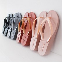 KBT 협력사 여자 발편한 통굽 굽높은 굽있는 5cm 키높이 하이 쪼리 플리플랍 슬리퍼 샌들 여성