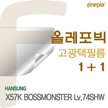 BOW434755한성 X57K 보스몬스터 Lv.74SHW용 HD 올레포빅 필름, 단일옵션