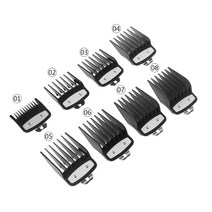 바리깡 클리퍼 이발기 바버샵 이발소 리젠트컷 투블럭 헤어컷 숏컷 8pcs 전문 절단 가이드 빗 Wahl 금속 클립 3171 500 1 8 에서 1세트