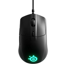 스틸시리즈 RIVAL 3 RGB 게이밍 마우스 벌크, 기본, 유선