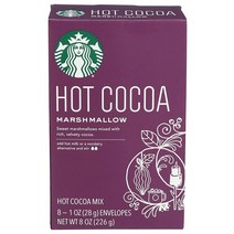 Starbucks 코코아 믹스 구운 마시멜로 226.8g 8온스, 8 Count (Pack of 1), Toasted Marshmallow