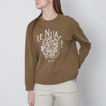 [올리비아로렌] 원포인트 카키 긴팔 티셔츠 VVCALYF7471.45