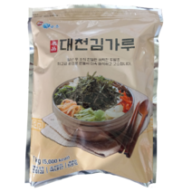 청푸른 대천김 조미 김가루1kg 2개 대용량김가루 주먹밥용 고명용김가루