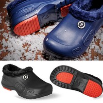 230-280mm 남여공용 미끄럼방지 털 방한화 다용도 주방화 안전화 작업화 4색