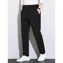 남성용 야외 지퍼 포켓 스트레치 나일론 골프 바지