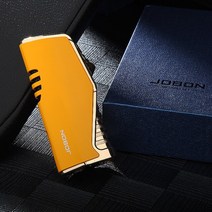Jobon-금속 트리플 토치 제트 라이터 파이프 시가 커터 가시 가스 창 바람막이 불꽃 남성용, 02 금