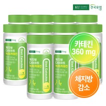 [건국유업] 체지방 다이어트 녹차카테킨 60정x10개(10개월), 단품, 단품