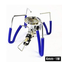 칼라 실리콘호스 캠핑용 레귤레이터 가스 스토브 내경4mm 길이1M 내열호스, 블루