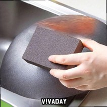 냄비 탄거 제거 스텐냄비 세척 후라이팬 기름때 매직블럭 매직스펀지 매트커버 냄비닦이