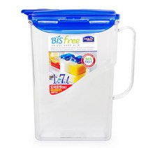 다푼다 락앤락 비스프리 손잡이 물병 1.7L ABF734, 락앤락 비스프리 냉장고물병 1.7리터 1개
