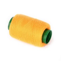 더치커피 메이커 300M/롤 고강도 면화 기계 자수 재봉 실 손 공예 패치 스티어링 휠 용품, Golden yellow