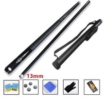 롱고니큐 카본상대 카본 큐대 당구 큐그립 당구채 2023 새로운 9 5mm 11 5mm 13mm 1 12 스플릿 큐 탄소 섬유 풀 큐 스틱 탄소 소재 기술 액세서리, 13mm로드 배럴 3