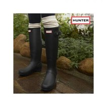 HUNTER 헌터 오리지널 톨 레인부츠 블랙 321085