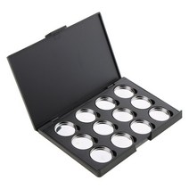 자석 분말 클러치판 아이섀도 파우더 메이크업 케이스 용 빈 마그네틱 팔레트 박스 2 개, 03 1pcs 02