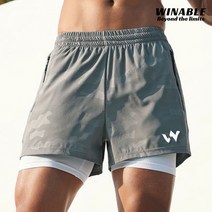 윈어블 올인원 헬스 운동 5부 일체형 반바지 레깅스 팬츠 쿨링 프로 타이즈 쇼츠