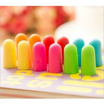 코골이방지기구 코로숨쉬기 1Pairs Nice Ear Plugs 소음 감소 Anti Snore Soft 테이퍼 폼 귀마개 학습 용, 01 WHITE