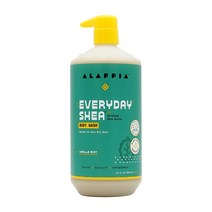Alaffia 에브리데이 시어 버터 바디 워시 바닐라 민트, 1개, 950ml