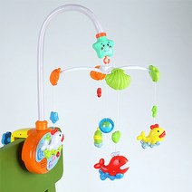 플라팜 소리나는 오르골 아기모빌대 4종 컬러모빌, 스타모빌대