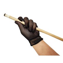 제네릭(제네릭) Fishnet Lace Billiards Pool Glove (White) [미국 직배송], Black
