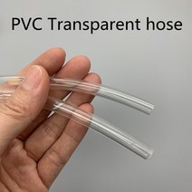 PVC 파이프 수도관 연결 부속 배관 소켓 밴딩기 1 미터 5mm x 7mm 투명 호스 정원 식물 관개 플러싱 플라스틱 워터 펌프 유연한 튜브, [01] Transparent, [01] 1meter, [01] 5mm x 7mm