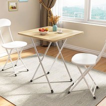 [MJ Corp] 접이식 테이블 사이드 탁자 폴딩 간이 거실 보조 티 #1502, 쿠팡 심플의자 블랙우드, 쿠팡 본상품선택