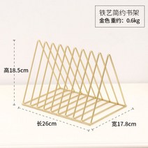 원+원 매거진랙 책진열대 잡지꽂이 리플렛거치대 신문걸이, 골드 라지
