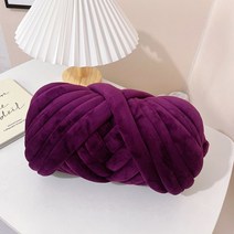 자이언트얀실 마카롱 망고 자이언트얀 손뜨개 뜨개 루피 벨벳 실, 옵션38