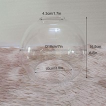 램프 덮개 전등 커버 코gna앰버 그레이 D4.3cm 오프닝 글로벌 유리 그늘 교체 화이, 03 clear D18cm