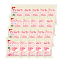 쥬시복숭아젤리 100g X 20봉지 /복숭아젤리/과일제리/후르츠젤리, 2000g, 20개