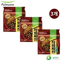 풀무원 생면식감 직화짜장면 4입 멀티팩, 3팩