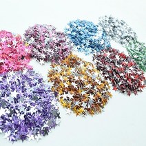 미술 어린이 꾸미기 만들기 재료 반짝이 별 스팽글 200p 미술공예 DIY 교구 완구