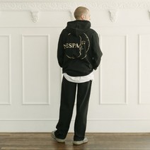 네스파 남성용 폰트문페이스 기모 일자세트 SUA_0022