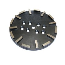 콘크리트연마기 바닥 그라인더 용 다이아몬드 플레이트 도구 콘크리트 화강암 석재 250mm 20 세그먼트, 01 grit 16_02 hard bond