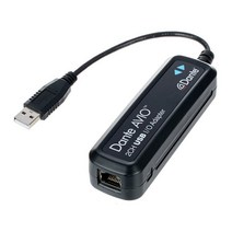 단테 오디오 인터페이스 오인페 Avio Usb Io 어댑터 2X2 Dante Adapter