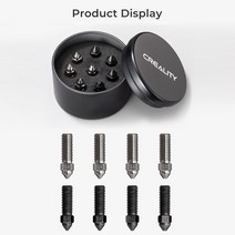CREALITY MaxCR-M4 구리 합금 및 경화강용 K1 노즐 키트 600mm/s 고속 인쇄 지원 8 개, [01] 8PCS
